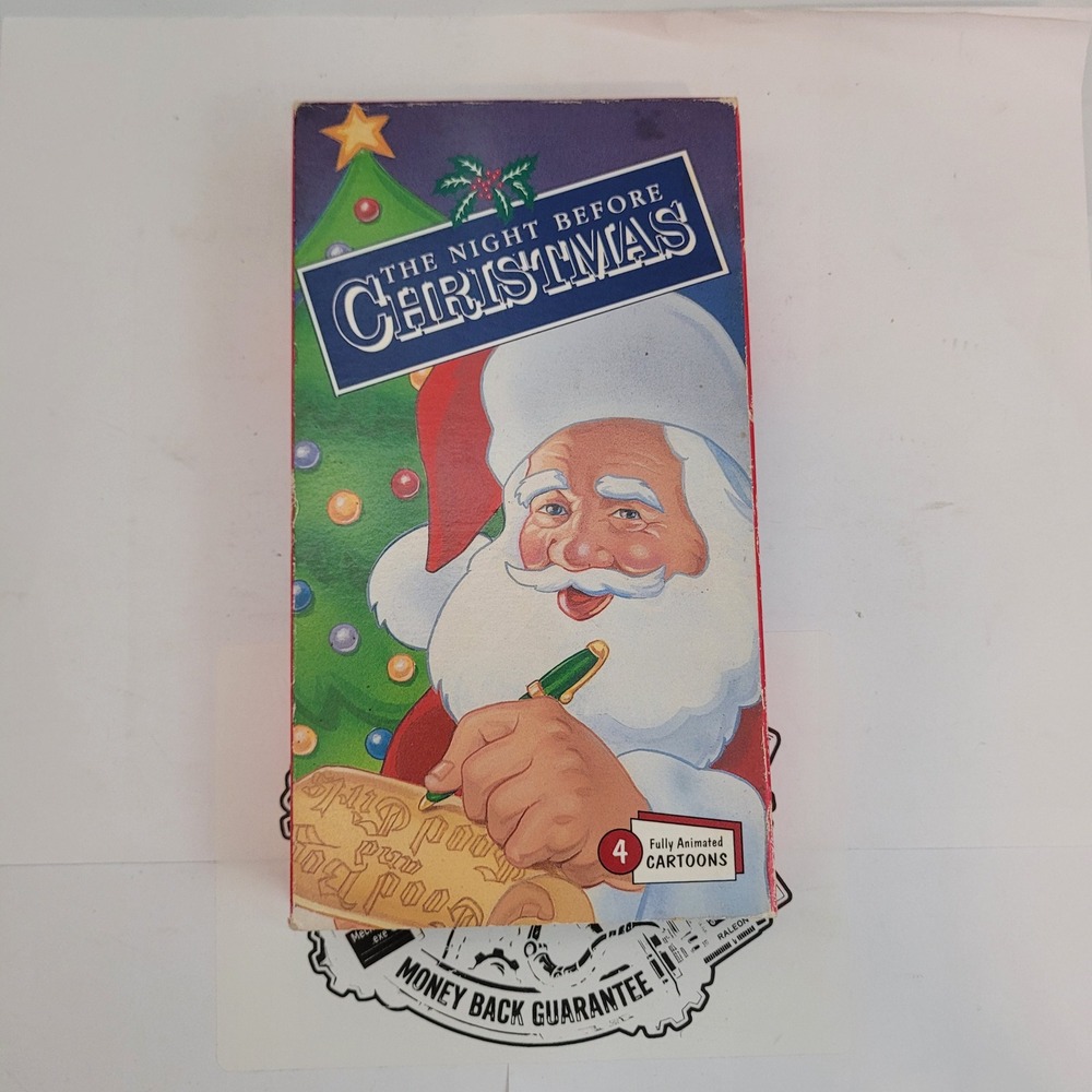 GoodTimes The Night Before Christmas VHS Kids Klassics 4 Animated Cartoons 1993